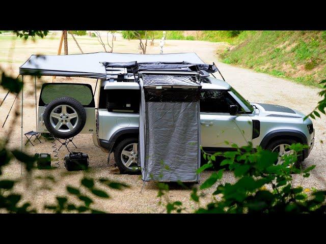 How to Perfect Camping Alone | Land Rover Defender Car Camping | Overland MODS