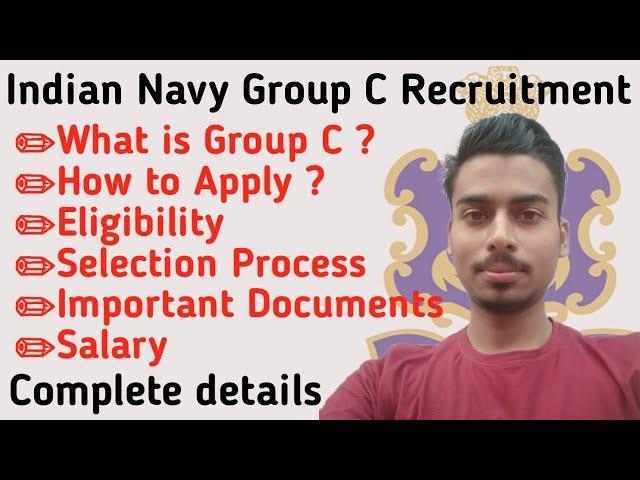 Indian Navy Group C Recruitment complete details | Navy Group C fireman recruitment full details