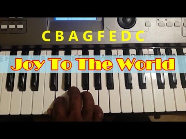 How To Play Joy To The World. Easy Piano Keyboard Tutorial