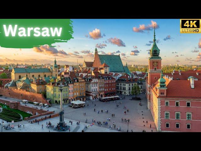 Warsaw, Poland 4K | Where History Meets Modernity