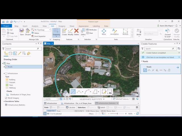 Creating Road Polygons from Lines - Using the Buffer Tool in ArcGIS Pro