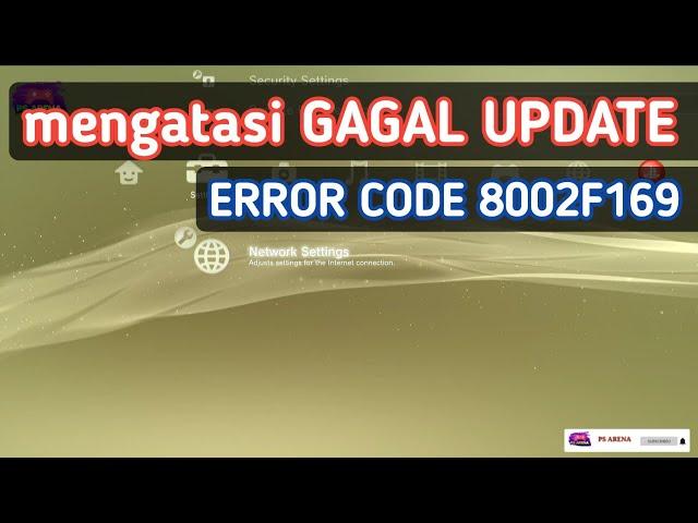 Mengatasi gagal update ERROR CODE 8002F169