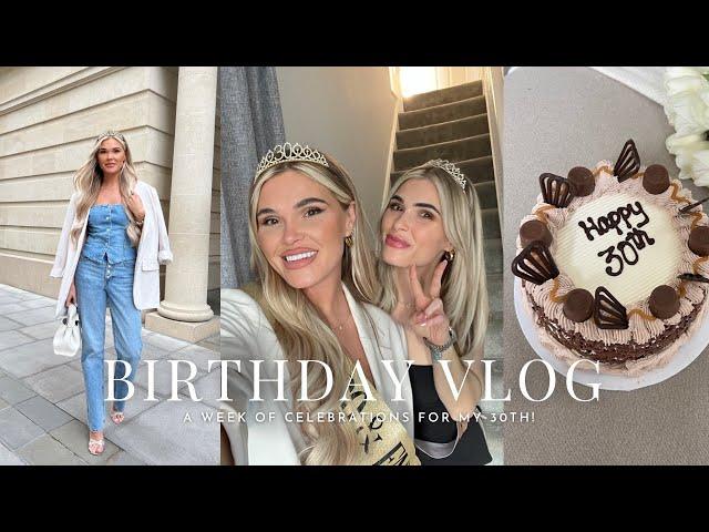 BIRTHDAY VLOG PART 1 | Turning 30, Surprising my twin & a week of celebrations | HannahChelsieHudson