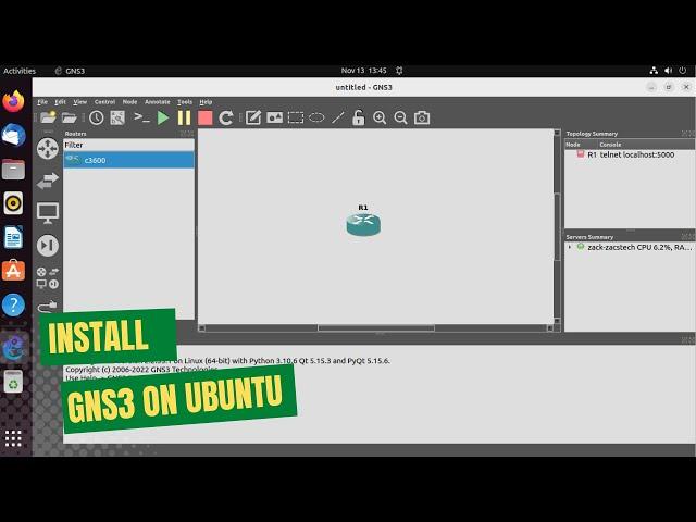 How To Install GNS3 on Ubuntu 22.04 | 20.04