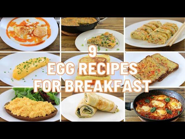 9 Egg Recipes for Breakfast