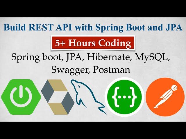 Learn to build REST API with Spring Boot and JPA - Full course (2021 Edition)