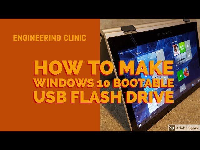 Windows 10 Bootable USB Drive using Command Prompt | Windows 10