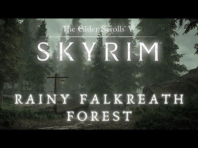 Skyrim SE 4K Music & Ambience | Walking Across Skyrim - Falkreath To Hunter's Rest | Ambient Music