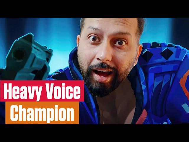 Heavy Voice Champion in Valorant 