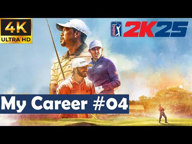 PGA TOUR 2K25 ️ MyCareer #04 - ERSTE SCHRITTE als PROFI auf einem EXTREM schweren Platz  4K