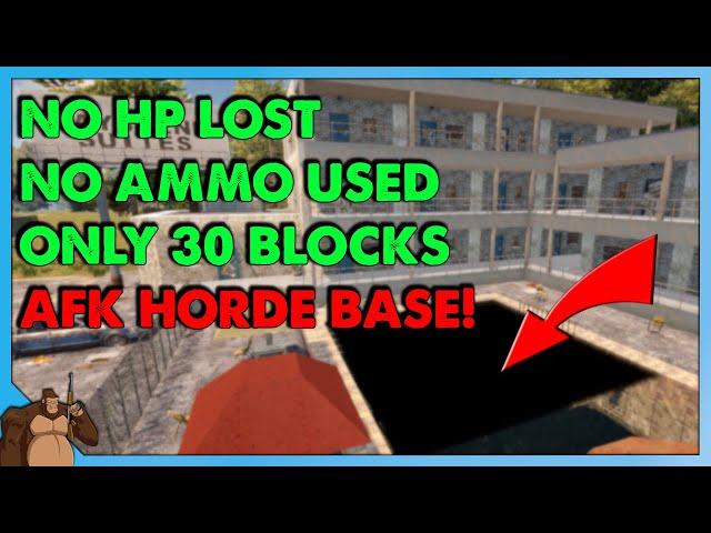 7 Days To Die Alpha 19 - AFK Horde Base