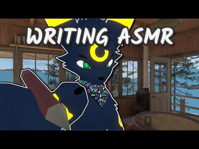 Furry ASMR | writing on you!