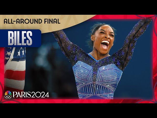 Simone Biles' AWE-INSPIRING floor routine clinches a record SIXTH gymnastics gold  | Paris Olympics