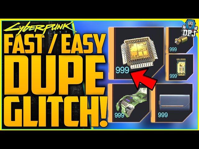 Cyberpunk 2077: DUPE GLITCH - How To Dupe Any Item - Duplication Exploit Guide