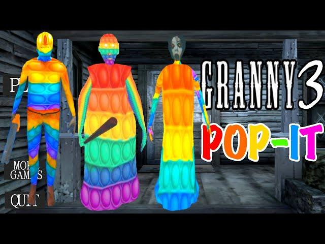 Granny 3 is Pop It, Grandpa is Pop It and Slendrina is Pop It