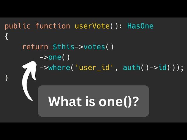 New in Laravel 10.4: one() Method with Condition