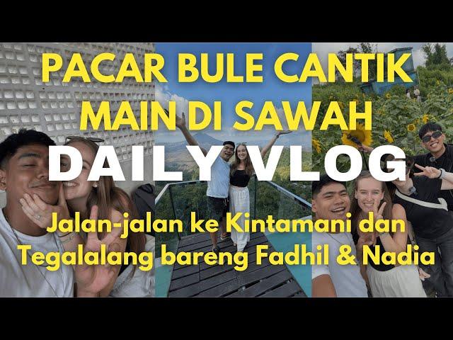 Pacar Bule Cantik Belajar Jadi Petani [Odie & Milly Daily Vlog] Ft. Fadhil Machmud & Nadia