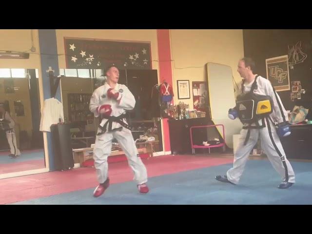 Sparring drill - Taekwondo ITF #taekwondo