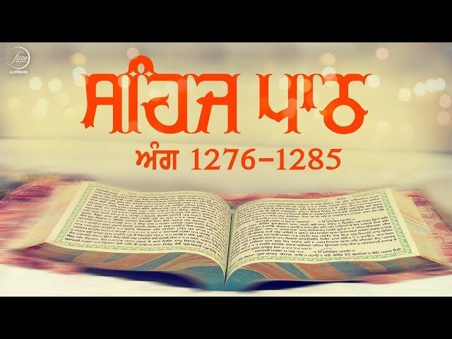 Sehaj Path Ang 1276 To 1285 | Bhai Sarwan Singh | Fizza Records Gurbani