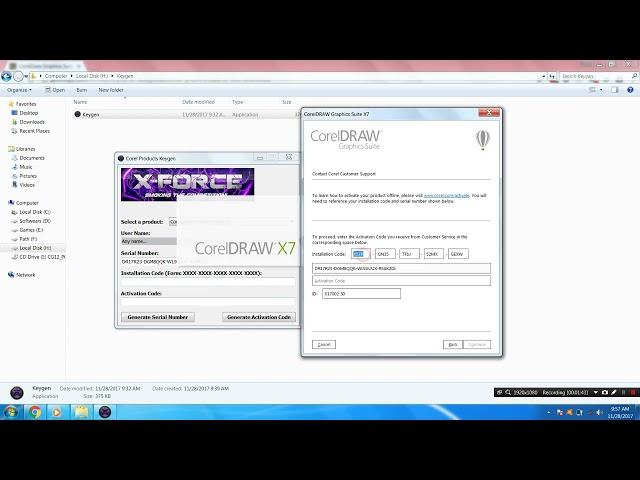 How to install CorelDRAW Graphics Suite X7