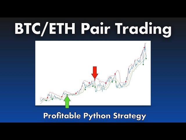 Can This BTC/ETH Pair Trading Strategy Beat Buy-and-Hold? (Python Backtest)