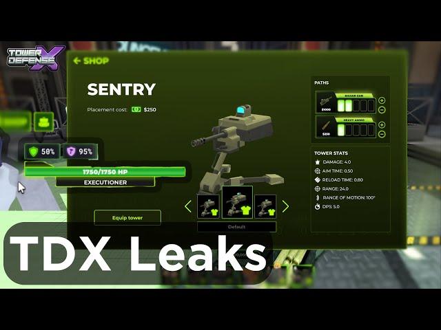 TDX HALLOWEEN LEAKS [New UI, More Resistances, More] | Tower Defense X