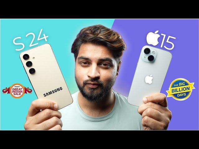 What Should You Buy in BBD Sale? iPhone 15 or Galaxy S24 | Mohit Balani