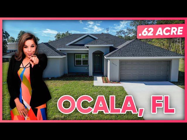 New Home for Sale in Ocala, FL on LARGE LOT! | 4 Bedrooms 3 Baths | LOW HOA | NO carpets!