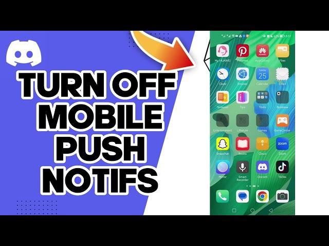 How To Turn Off Mobile Push Notifications On Discord