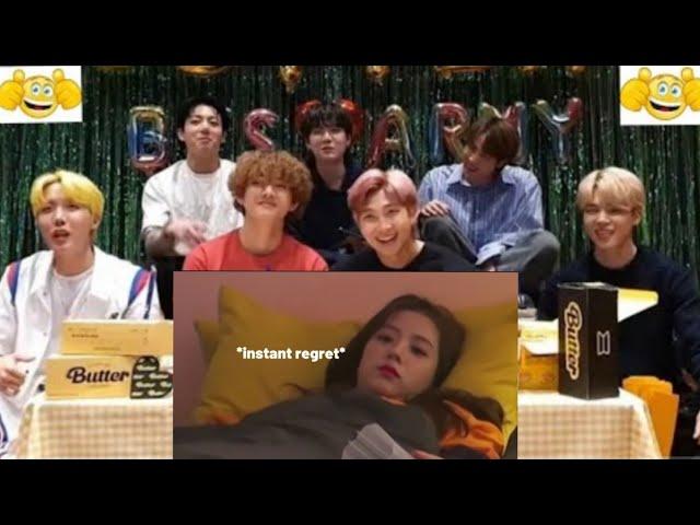 BTS Reaction to BLACKPINK Jisoo  Funny Moments 