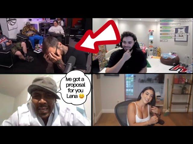 DREDD ask’s LENA THE PLUG to shoot a 3sum, ADAM22 is not happy⁉️