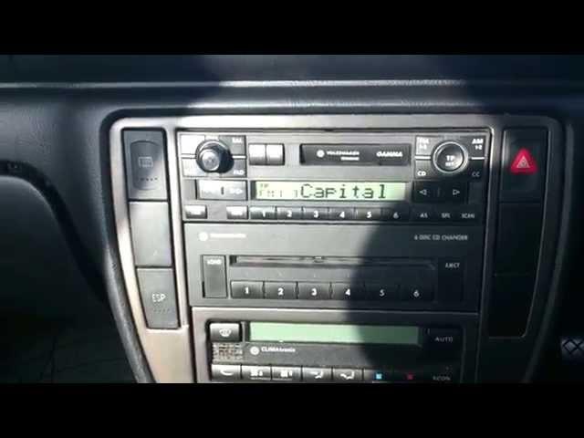 VW PASSAT HOW TO REMOVE THE STEREO AND CD CHANGER