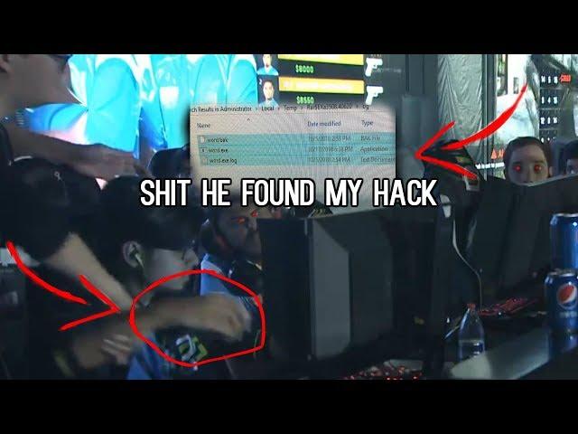 CSGO PRO PLAYER "FORSAKEN" CAUGHT CHEATING ON LAN! word.exe