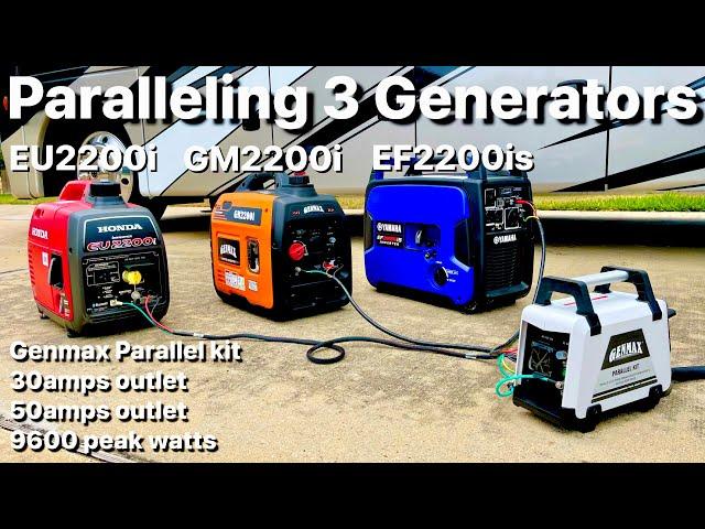 Genmax Parallel Kit | Paralleling 3 Inverter Generators