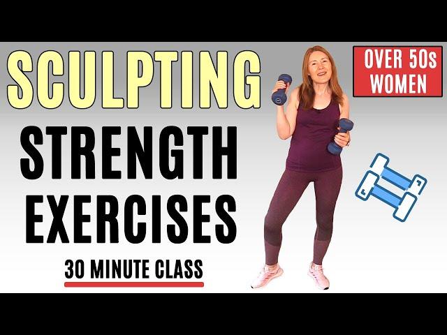 30 Minute WEIGHTLOSS STRENGTH Exercises for Women Over 50 | Lively Ladies