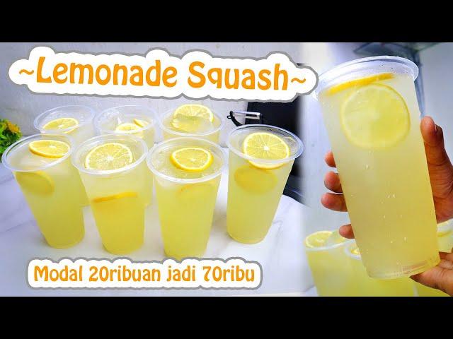 TERNYATA JUALAN MINUMAN SEGAR ITU UNTUNGNYA GEDE BANGET !! TAKARAN LENGKAP BUAT LEMONADE SQUASH