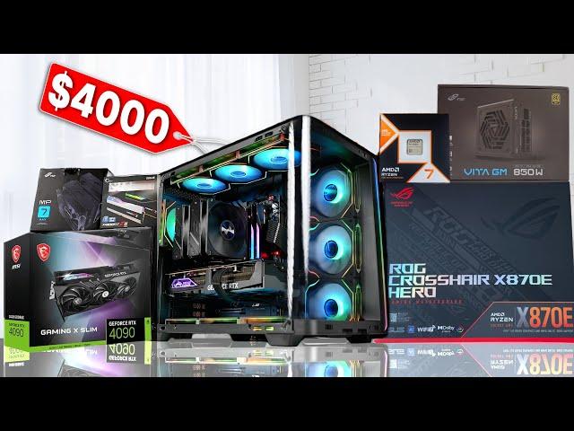 The MOST *POWERFUL* Gaming PC You Can Build! - RTX 4090 + 9800X3D