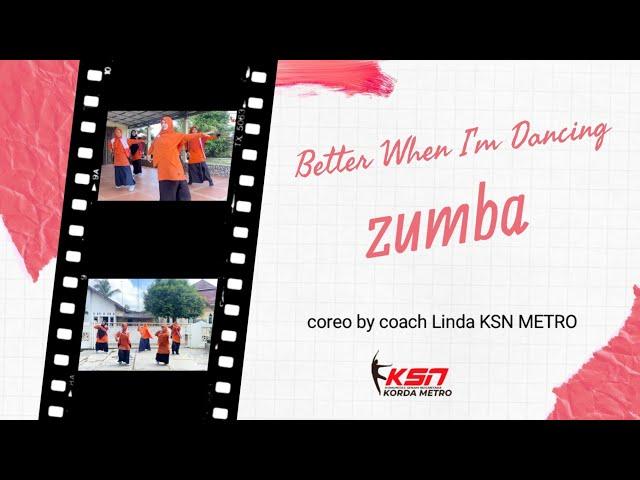 Better When I'm Dancing (Meghan Trainor) Zumba | coreo by Coach Linda KSN Metro