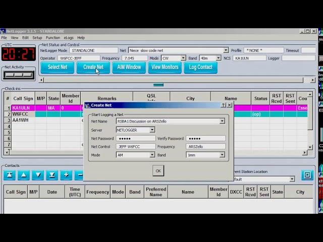 Net Logger Demo - What it does How to use it