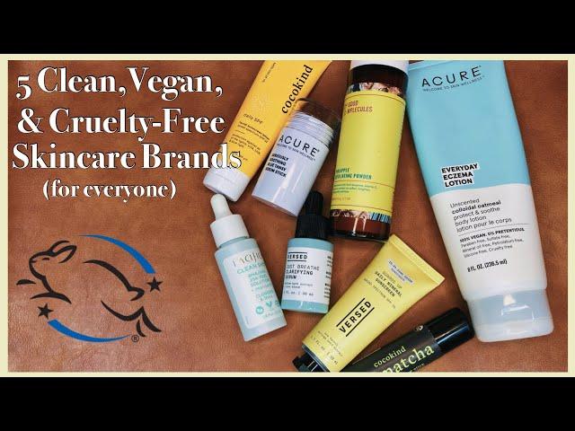 5 CLEAN, VEGAN, CRUELTY-FREE SKINCARE BRANDS YOU SHOULD KNOW ABOUT (that also make great Xmas gifts)