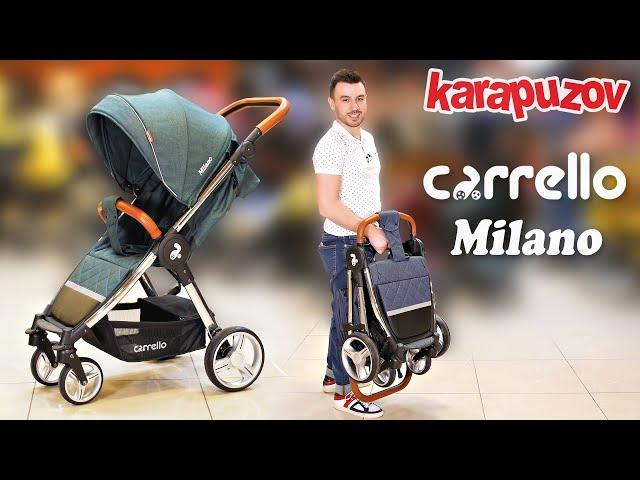 Прогулочная коляска Carrello Milano. Видео обзор коляски новинки Карелло Милано от karapuzov.com.ua