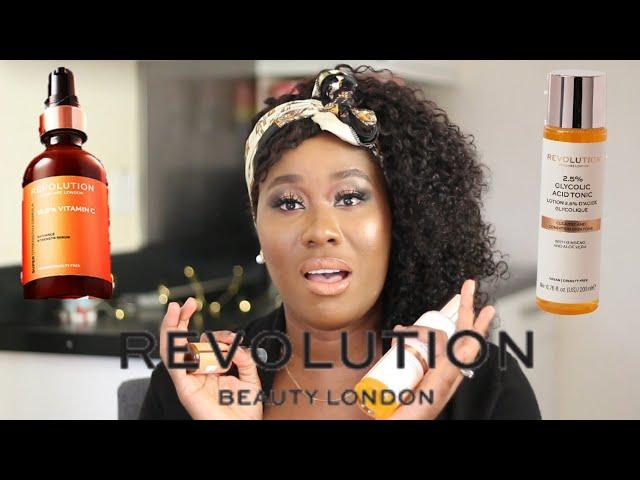 REVOLUTION SKIN CARE REVIEW || ALL YOU NEED TO KNOW ABOUT REVOLUTION GLYCOLIC ACID TONER AND VIT.C