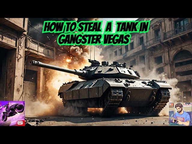 Can you steal a Tank from Military Base ? | Gangster vegas | Most power Tank | Hindi commentary
