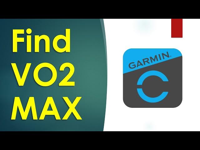 How do you Find VO2 MAX in Garmin?