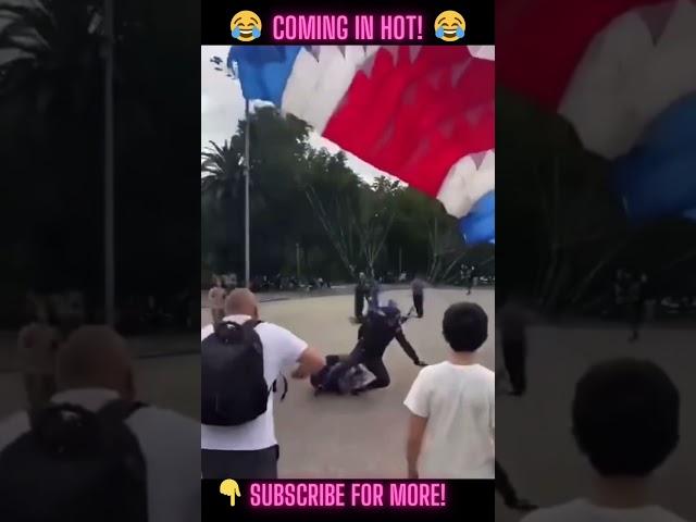 Parachute Fail! Funny! #shorts #fails