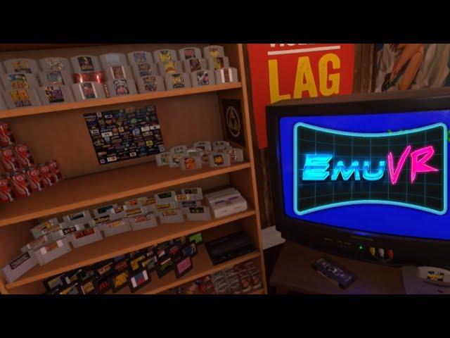 EmuVR - Play Retro games in virtual reality! - My virtual mancave