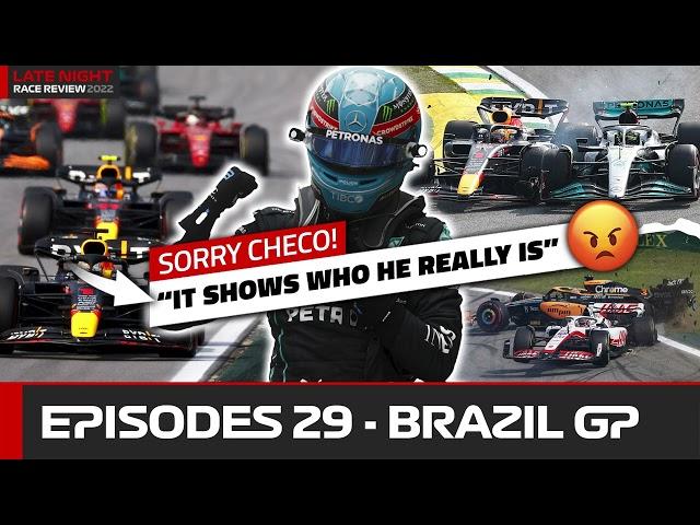 F1 Brazil GP Race Review 2022 | George Russell wins and Max is ruthless with Perez in dramatic race!