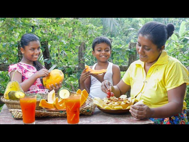 papaya  pudding..This is how we prepare to welcome you in the new year. .village kitchen recipe