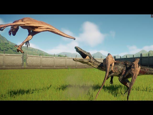 3 RAPTORS vs EVERY CARNIVORE DINOSAUR - Jurassic World Evolution 2