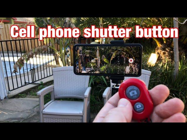 Bluetooth Remote Shutter Button for Smartphones and Tablets